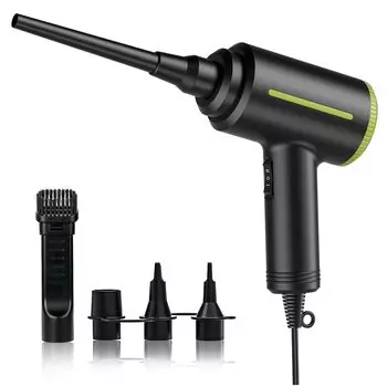 Электрический пылесос DOROBEEN Электрический пылесос Ручной воздуходув 500 Вт 40000 об/мин Мощный воздуходув Проводной воздуходув для компьютерной клавиатуры