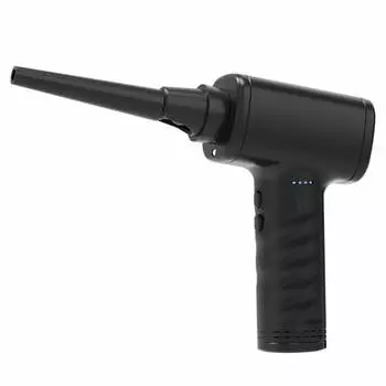 Электрический пылесос Nakabayashi Air Duster с зарядкой от USB, складной, черный, Z4682