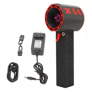 Электрический пылеуловитель Бесщеточный двигатель 11 лопастей Мощный турбовентилятор Бесступенчатая регулировка Перезаряжаемый