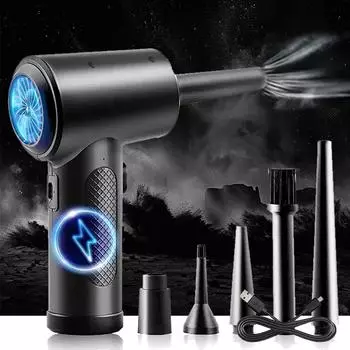 Электрический пылеуловитель, портативный пылеуловитель, многофункциональный пылеуловитель двойного назначения, для автомобиля и дома, для ежедневного использования, беспроводной красный