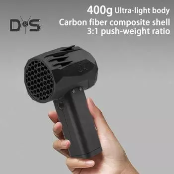 Электрический пылеуловитель Регулируемый струйный воздуходув Защита от перегрева Перезаряжаемый беспроводной пылеудаляющий вентилятор Пылеуловитель со сжатым воздухом чёрный