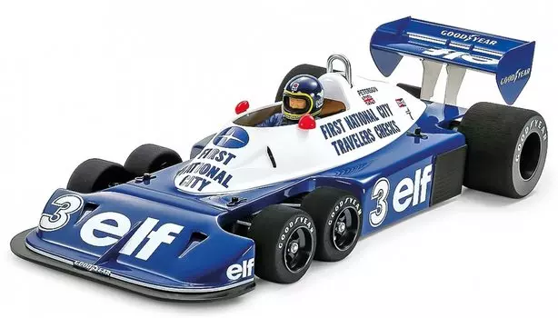 Электрический радиоуправляемый автомобиль TAMIYA, специальный проект Tyrell P34 1977, Гран-при Аргентины 47486 1/10 № 186 1/10RC