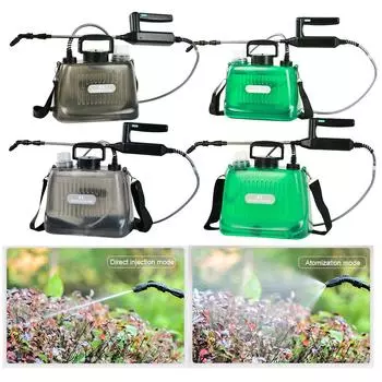 Электрический распылитель 5 л/8 л с регулируемым плечевым ремнем, электрический распылитель для полива растений, для уборки газона и сада