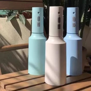 Электрический распылитель 750 мл, автоматическая зарядка через USB, простой в использовании распылитель тумана высокого давления для сада мятный зеленый