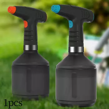 Электрический распылитель, автоматическая лейка, регулируемая насадка, портативный распылитель воды 900 мл для чёрный