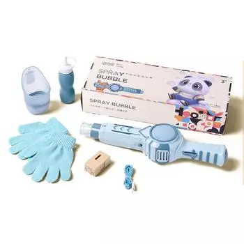 Электрический распылитель Bubble Maker Дымовые пузырьковые пистолеты для обновления эластичных пузырьков Бассейн Уличная игрушка для девочек Летний подарок Синий / Булавка 2 синий