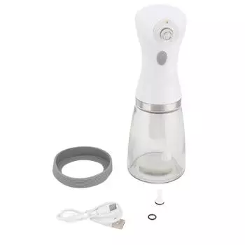 Электрический распылитель масла со светодиодной подсветкой, стеклянный непрерывный распылитель, регулируемый электрический дозатор масла