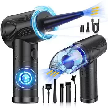 Электрический распылитель воздуха PliPla Электрический распылитель воздуха Перезаряжаемый Мощный 7500 мАч Длительное непрерывное использование 3 уровня регулировки объема воздуха Распылитель воздуха