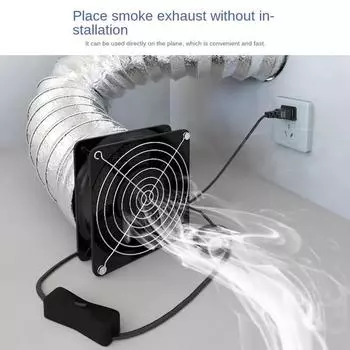 Электрический регулируемый поглотитель дыма припоя ESD, вытяжной вентилятор для труб, вытяжной вентилятор с 2-метровой трубой, вентилятор для вентиляции ванны UK