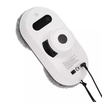 Электрический робот для чистки окон, автоматический пылесос для стекла, робот для чистки окон, пульт дистанционного управления EU Plug белый