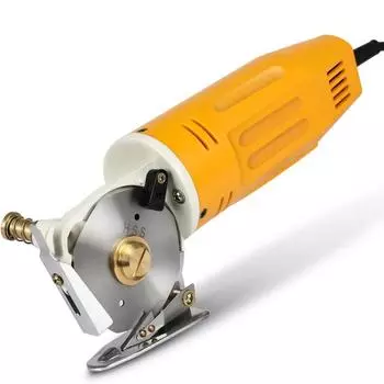 Электрический ротационный резак для ткани, Электрический ротационный резак для тканевой ткани, Восьмиугольный нож, вращающиеся ножницы для многослойной ткани, кожи, шерсти YJ-70A