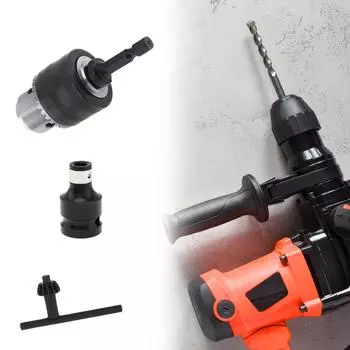 Электрический ручной дрель патрон ключ инструмент часть сверлильный патрон ключи адаптер для пневматического ударного гайковерта конвертер инструмент преобразования