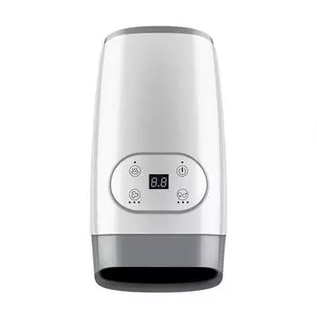 Электрический ручной массажер с воздушной компрессией и подогревом, USB-перезаряжаемый, для акупунктуры ладоней и запястий, для релаксации и СПА, для циркуляции крови белый