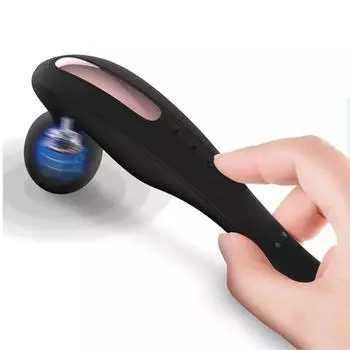 Электрический ручной вибрационный массажер для кожи-вибрационный массажер для мышц, палочка для глубоких тканей, массажер для шеи, задней части стопы, портативный массажер для всего тела