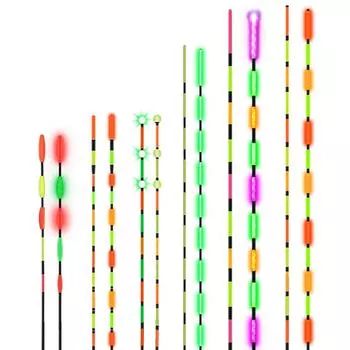 Электрический рыболовный поплавок День Ночь Электронный поплавок Хвост Рыболовный аксессуар (16)