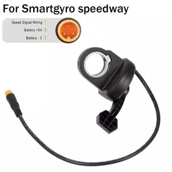 Электрический самокат, дроссельная заслонка для большого пальца, дроссельная заслонка для пальца, 24-72 В, ускоритель для Smartgyro Speedway & Rockway Maxwheel T4 T4 Dual