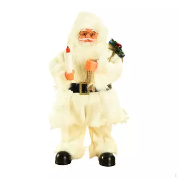 Электрический Санта-Клаус Игрушка Музыкальная Кукла Домашний Декор с Музыкальными Фигурками Поющие Движущиеся Танцы