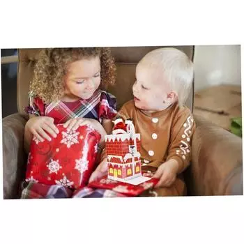 Электрический Санта-Клаус, спускающийся вниз и вниз по дымоходу, рождественская игрушка Санта на батарейках, музыкальная кукла, рождественское украшение, подарок для детей, без батареек One Size