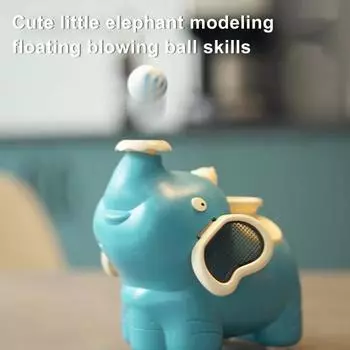 Электрический сдувной мяч-слон с музыкой и светодиодной подсветкой, распыляющий туман, ходьба Standard синий