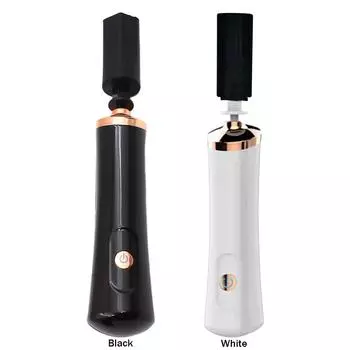 Электрический шейкер для клея для ресниц, портативный шейкер для лака для ногтей, 25000 об/мин, миксер для жидкостей, водонепроницаемый, работающий от аккумулятора, для чернил для клея для ресниц White
