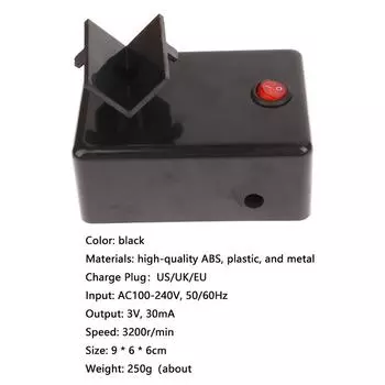 Электрический шейкер для лака для ногтей, пигмента для татуировки, миксер для встряхивания УФ-геля, жидкая краска, машина для встряхивания против слеживания EU Plug