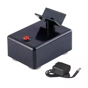 Электрический шейкер для лака для ногтей, пигмента для татуировки, миксер для встряхивания УФ-геля, жидкая краска, машина для встряхивания против слеживания(черный)