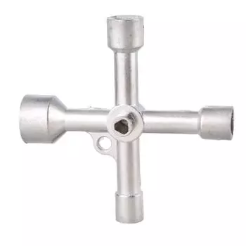 Электрический шкаф ключ 5 в 1 ключ коммунальные услуги треугольники перекрещивающийся ключ для крана электрический шкаф сантехника сантехник открытие