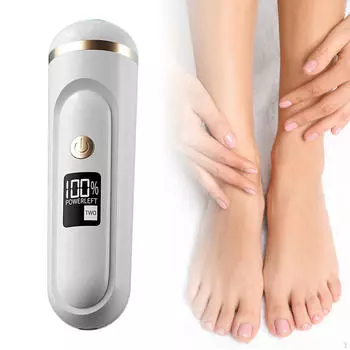 Электрический шлифовальный станок для ног для удаления мозолей для мужчин и женщин, потрескавшаяся твердая сухая кожа белый