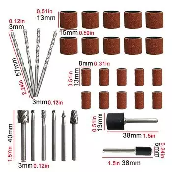 Электрический шлифовальный вращающийся напильник Локатор электрического шлифовального спирального сверла Локатор сверления Роговой кожух Электрический шлифовальный инструмент