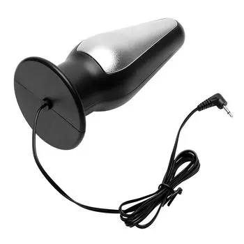 Электрический шок, электростимуляция, массажер для точки G, анальная вагинальная пробка, секс-игрушки для мужчин и женщин, большая анальная пробка