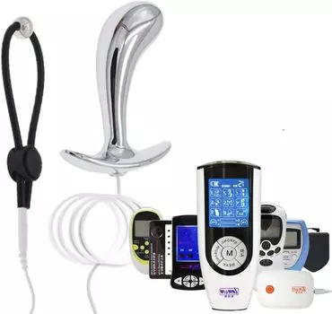 Электрический шок анальный анальный электрический пенис член комбинация анальный анальный взрослый товары анальная пробка, вибратор, анальный, кольцо, кольцо, набор, расширение, пробка, игрушка,