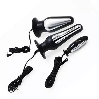 Электрический шок Инь Анальная пробка Мужчины и женщины Мастурбация Суд Оргазм Оборудование Альтернативная Страсть Игрушка Взрослый Секс Продукт Small Size