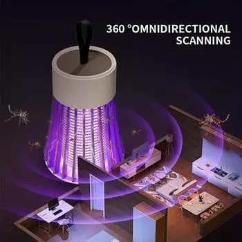 Электрический шокер от комаров, лампа-репеллент с USB-перезаряжаемым УФ-светом, ловушка для насекомых от комаров, уличный кемпинг, лампа от комаров