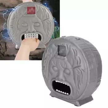 Электрический шокирующий полиграф, анализатор лжи, машина для вечеринок, игровая игрушка серого цвета серый