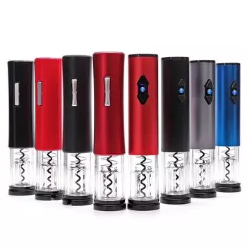 Электрический штопор, открывалка для винных бутылок на батарейках с резаком для фольги, для любителей вина Кухня Вечеринка Бар Свадьба