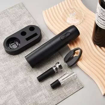 Электрический штопор Yousheng, перезаряжаемый, автоматический штопор с зарядным устройством, открывалка для бутылок вина, перезаряжаемые через USB кухонные принадлежности для вина, аксессуары 1pc