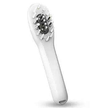 Электрический скальп Электрический косметический уход за кожей лица EMS скальп Множественный RF микро светодиодный свет Оптический уход за кожей лица и головы Большая емкость Жидкий Введение Расческа Дневной унисекс белый