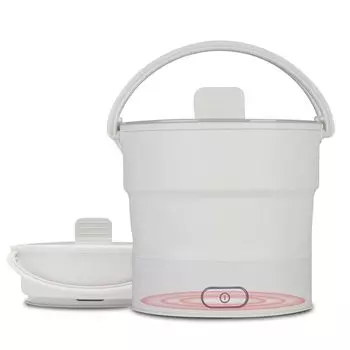 Электрический складной чайник объемом 1 л, большой мини-электрический чайник для дома, совместимый с 2-минутным приготовлением груди, горячий чайник Mala Shabu Compact Foldable Kettle , 100 ,