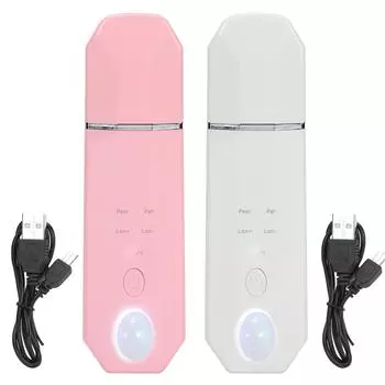 Электрический скраб для кожи лица, отшелушивающий аппарат для удаления угрей и прыщей, очиститель пор Pink