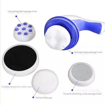 Электрический скребковый массажер, дробилка жира, инфракрасный роторный массажер для смазки EU plug