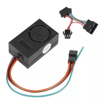 Электрический скутер, противоугонное устройство, вибрационная сигнализация, водонепроницаемый однокнопочный стартер, поддержка автомобиля Black and White Remote Control чёрный