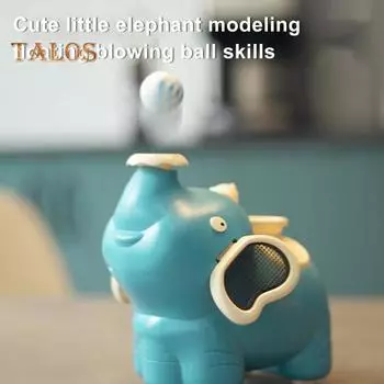 Электрический слон, надувной мяч, игрушка с музыкой, светодиодный светильник, распыляющий туман, шагающий слон, развивающая игрушка для малышей, ползающая игрушка для малышей, мальчиков и девочек Standard синий