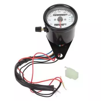Электрический спидометр водонепроницаемый алюминиевый сплав 0-160 км/ч 0-99999,9 км/ч тахометр для бензиновых двигателей