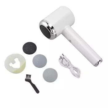 Электрический станок для удаления мозолей на ногах, 3 скорости, перезаряжаемый, портативный, с цифровым дисплеем, электрический шлифовальный станок для ног с