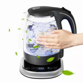 Электрический стеклянный термостат Электрический поставляется со светодиодом 8 уровней температуры Цифровой Предотвращает нагрев Предотвращает опорожнение Автоматический Электропитание Вода Электрический Простота в использовании