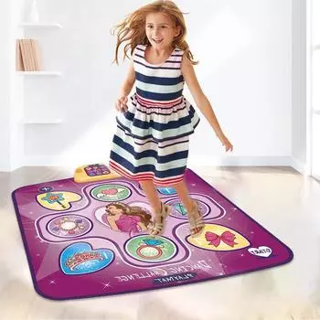 Электрический танцевальный коврик Родитель-Ребенок Игровая машина Интерактивная клавиатура Электронное одеяло Одеяло D1T2 dinosaur-one size