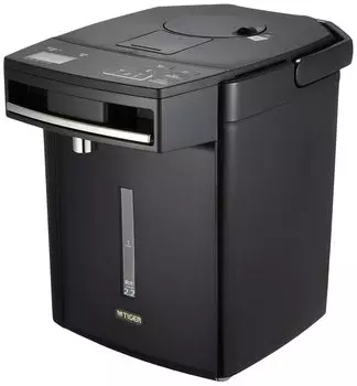 Электрический термос Tiger, энергосберегающий, VE Heat 7, безопасный и надежный, измерение горячей воды, черный (ТИГР) Горшок, Без пара, Удержание, Структуры, Функция,