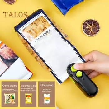 Электрический термосварщик 2-в-1, сохраняющий свежесть, АБС-пластик, легкий, для домашнего использования, мини-электрический термосварщик для закусок, товары для дома белый