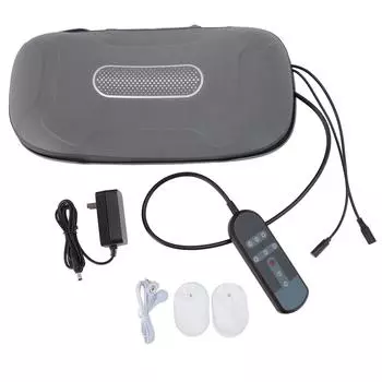 Электрический тракционный массажер для поясницы с подогревом, динамический массажер для облегчения боли в пояснице, импульсный массажер для поясницы