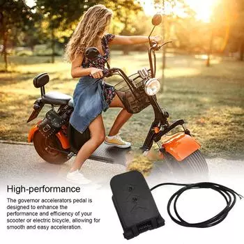 Электрический трехколесный велосипед с дроссельной заслонкой, педалью газа, регулятором скорости, акселератором, тормозной ногой, картингом, детским аксессуаром для модификации автомобиля